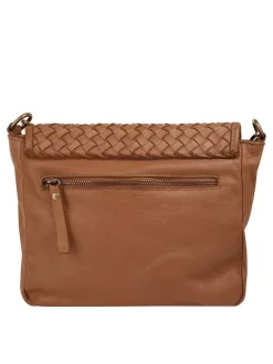Samantha Look Damen Umhängetasche in cognac