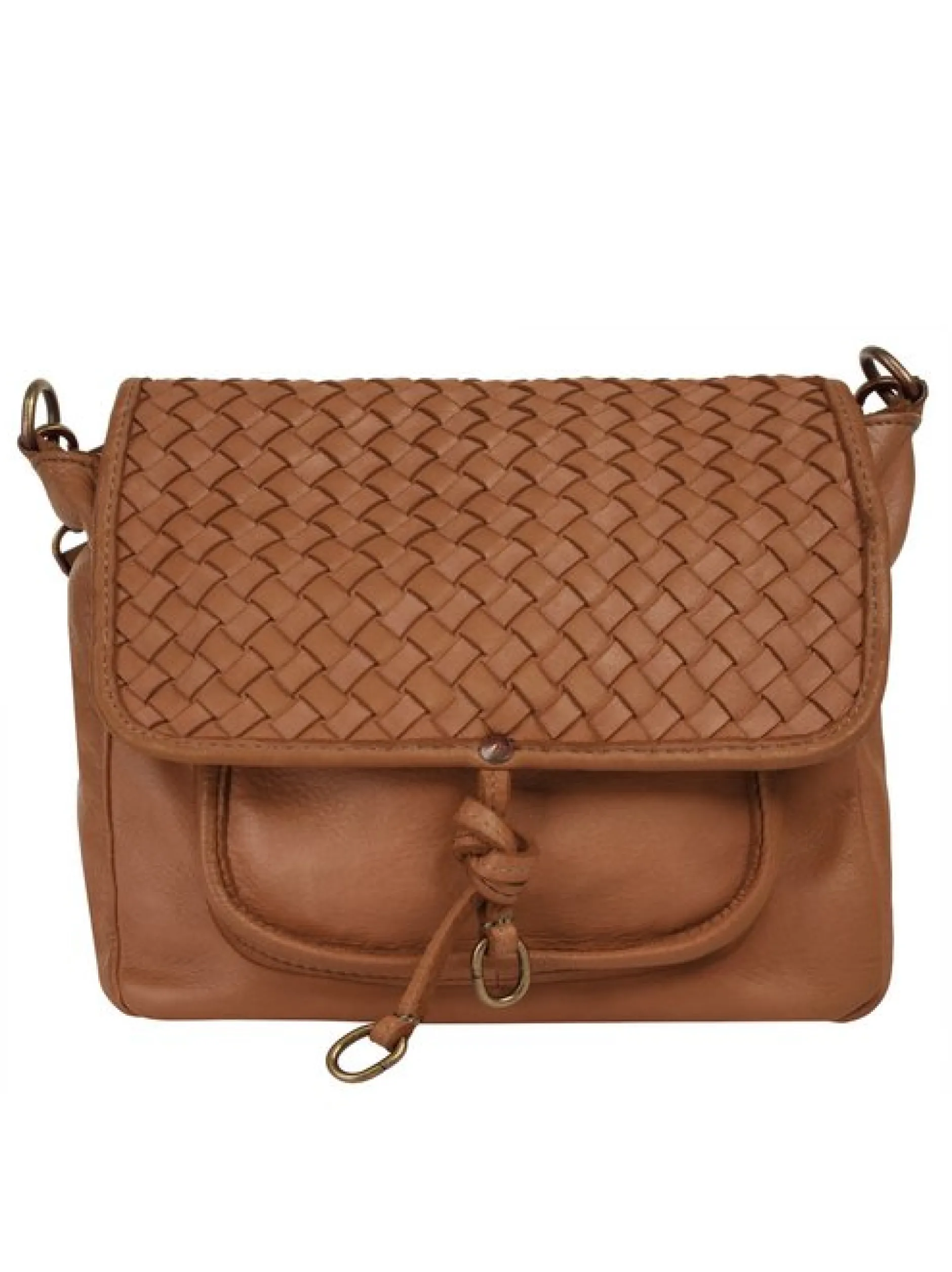 Samantha Look Damen Umhängetasche in cognac