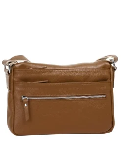 Samantha Look Damen Umhängetasche in cognac