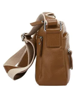Samantha Look Damen Umhängetasche in cognac