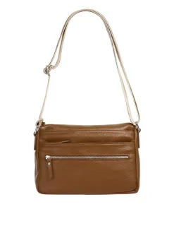 Samantha Look Damen Umhängetasche in cognac