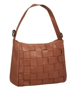 Samantha Look Damen Umhängetasche in cognac
