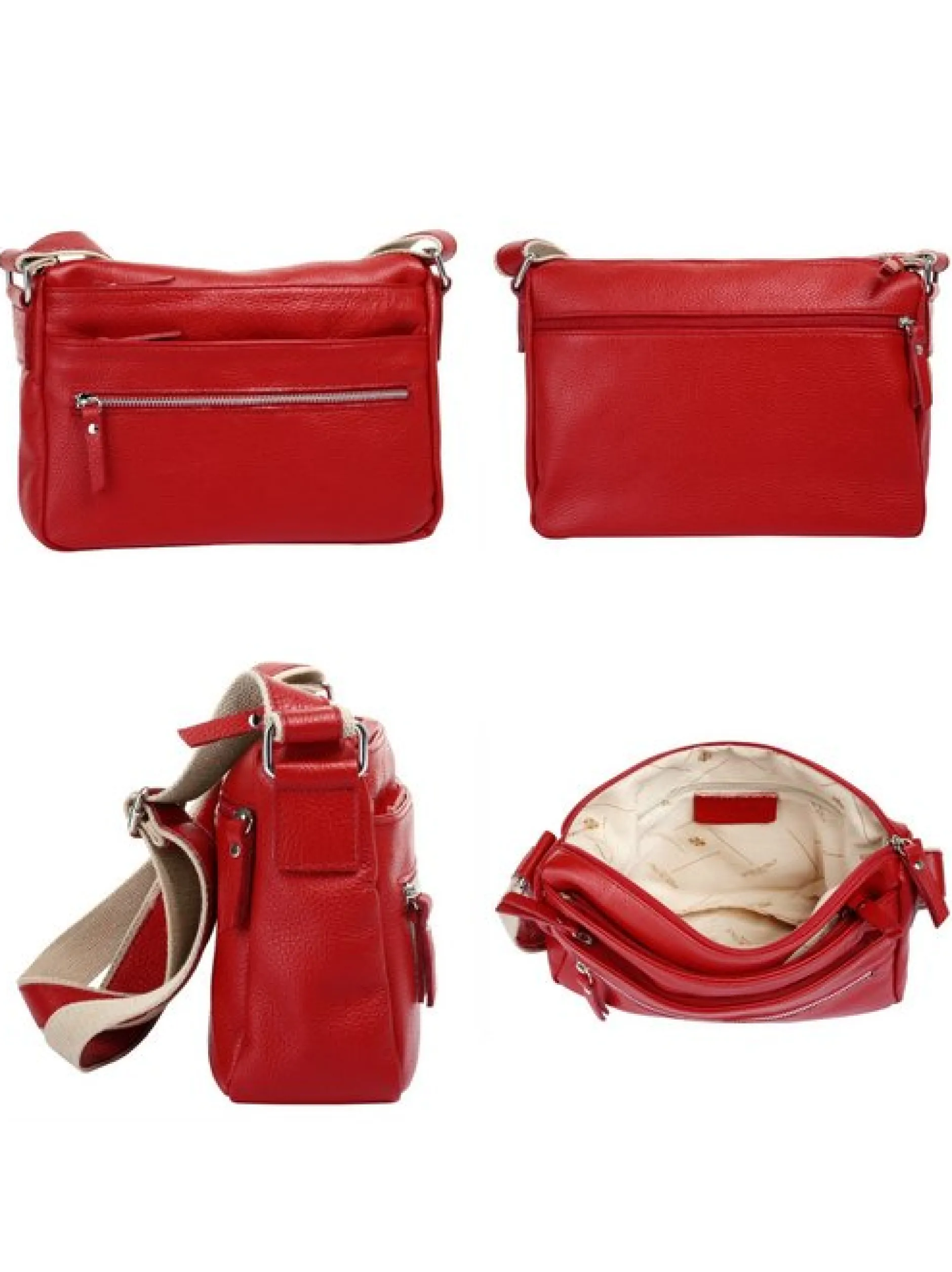 Samantha Look Damen Umhängetasche in rot
