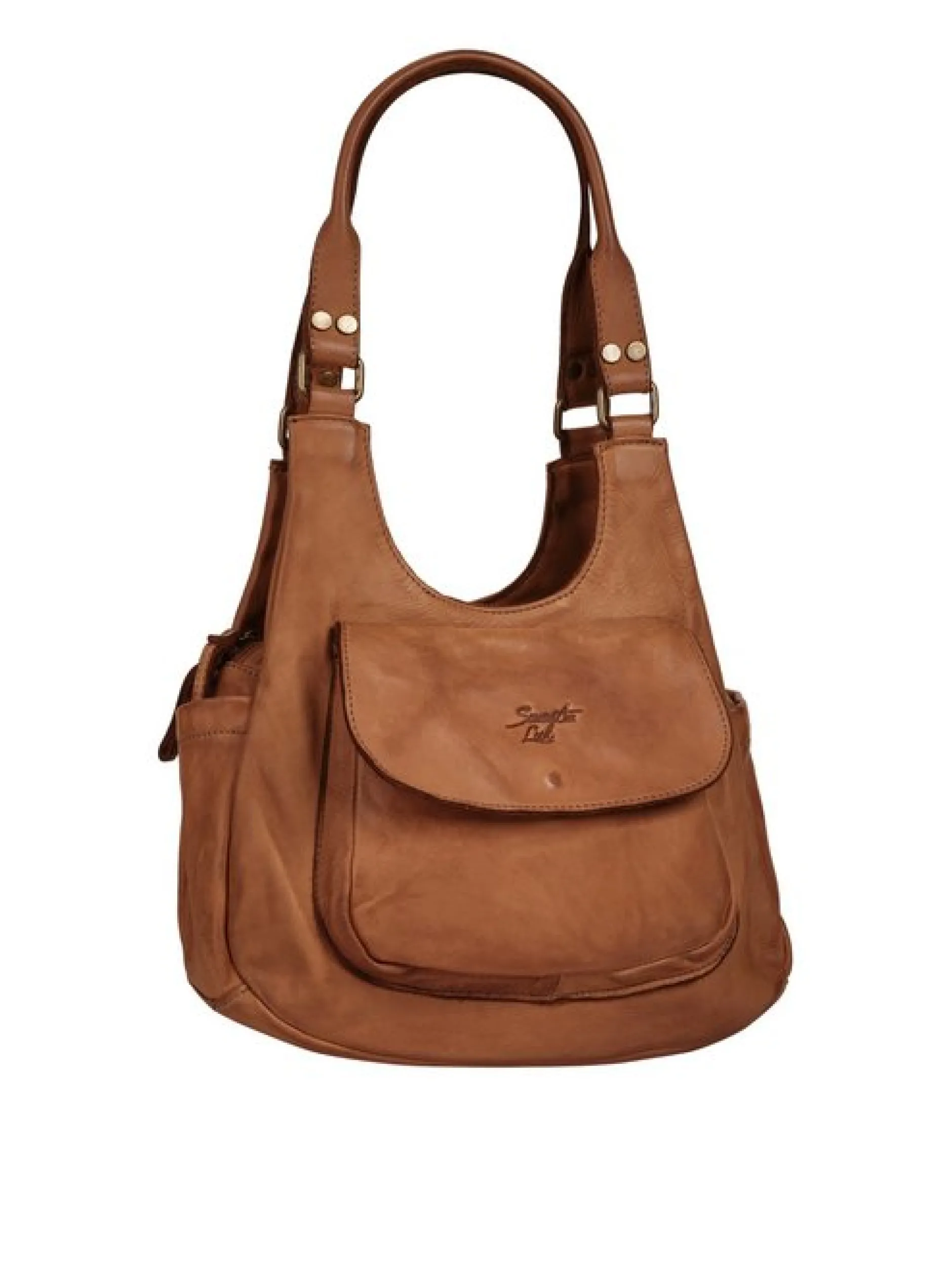 Samantha Look Damen Umhängetasche in cognac