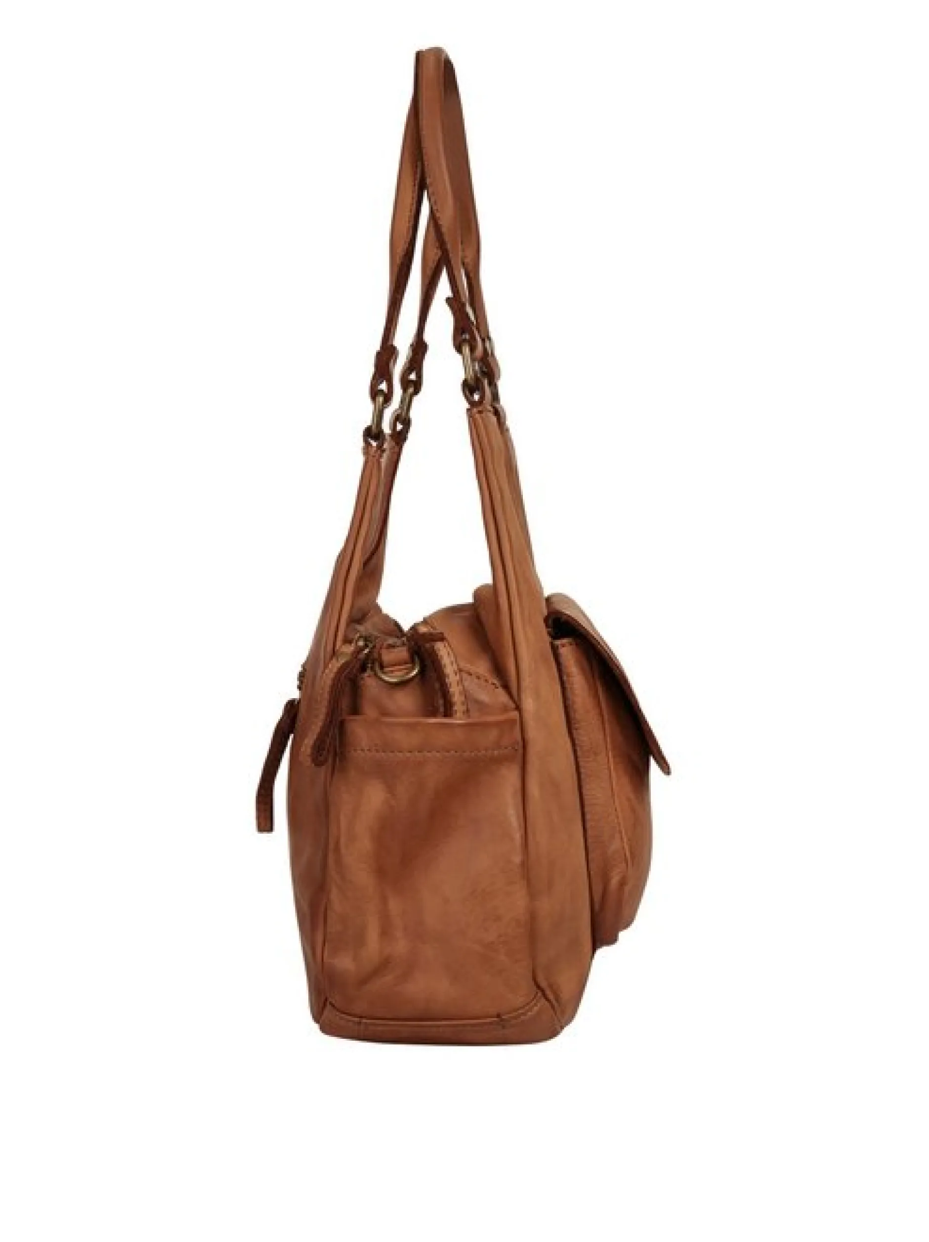 Samantha Look Damen Umhängetasche in cognac