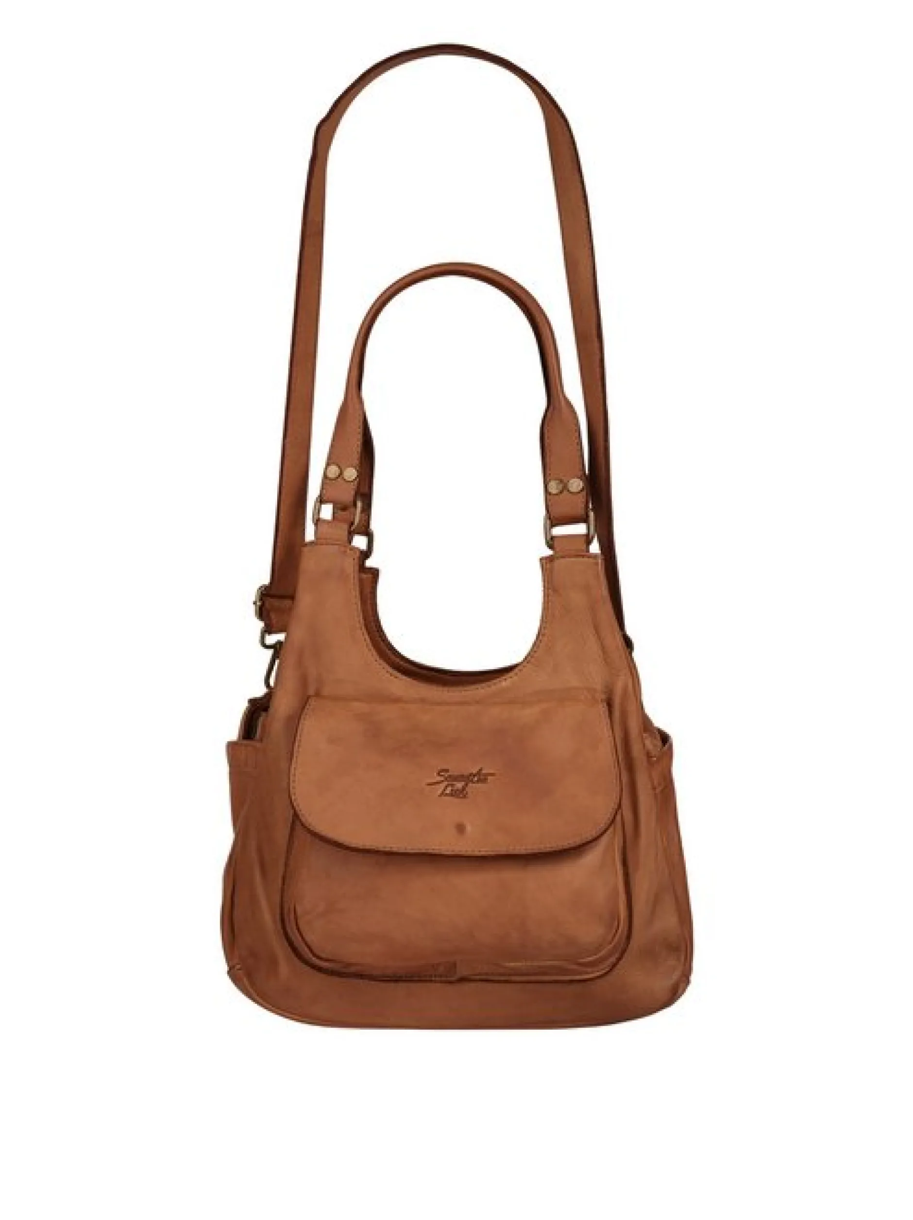 Samantha Look Damen Umhängetasche in cognac