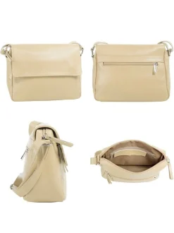 Samantha Look Damen Umhängetasche in beige