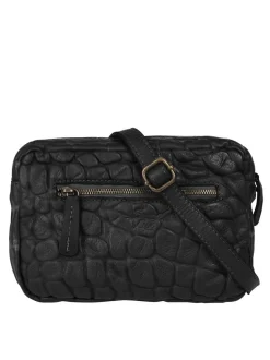 Samantha Look Damen Umhängetasche in schwarz