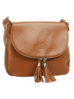 Samantha Look Damen Umhängetasche in cognac