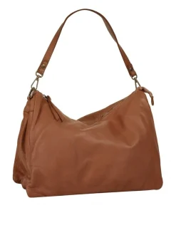 Samantha Look Damen Umhängetasche in cognac
