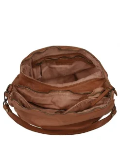 Samantha Look Damen Umhängetasche in cognac