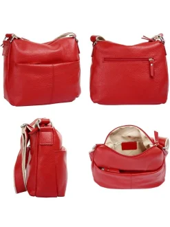 Samantha Look Damen Umhängetasche in rot