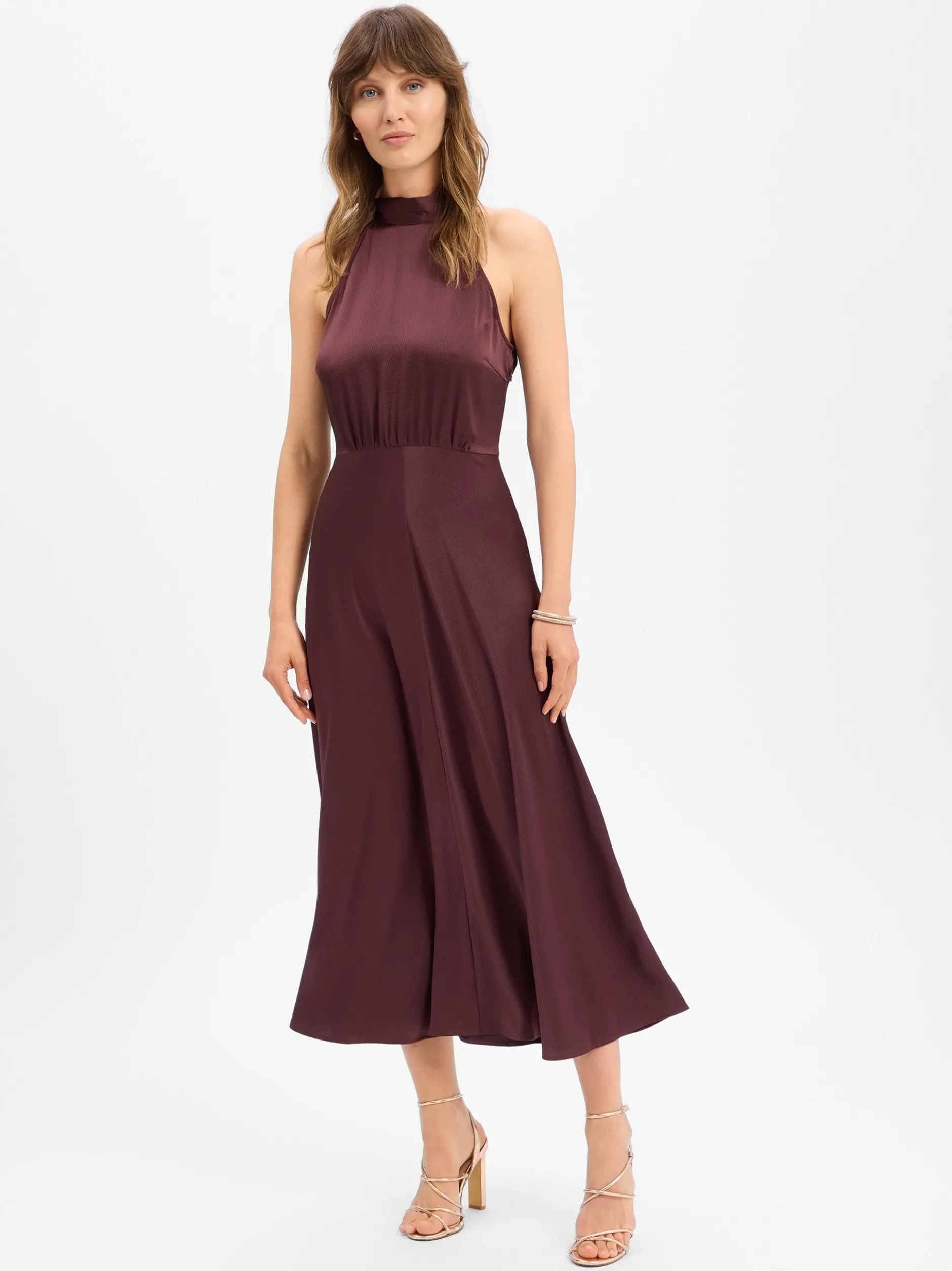 Samsøe Samsøe Damen Cocktailkleid - RHEO in schoko