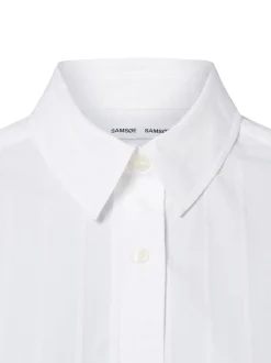 Samsøe Samsøe Damen Hemdbluse - Saatrani in weiß