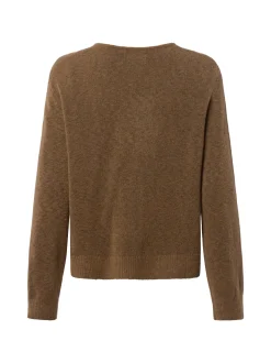 Samsøe Samsøe Damen Strickjacke mit Woll-Anteil - Sacassandra in braun mocca