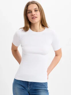 Samsøe Samsøe Damen T-Shirt - Saalexo in weiß