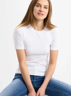 Samsøe Samsøe Damen T-Shirt - Saalexo in weiß