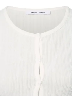 Samsøe Samsøe Damen T-Shirt - Sajuni in weiß