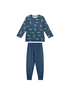 Sanetta Jungen Pyjama in blau