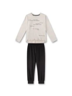 Sanetta Mädchen Pyjama in beige