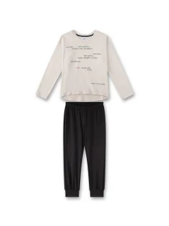 Sanetta Mädchen Pyjama in beige