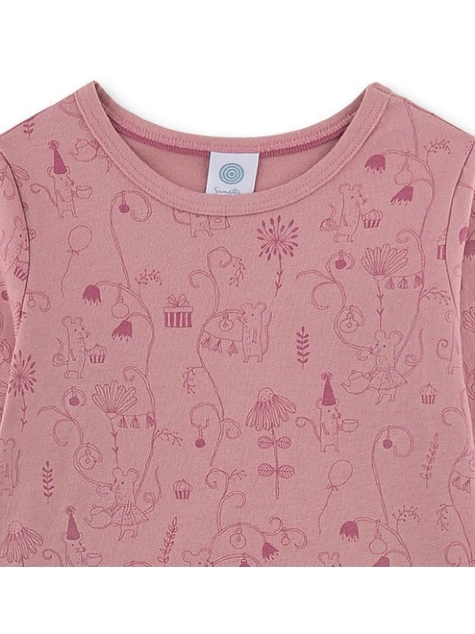 Sanetta Mädchen Pyjama in rosa