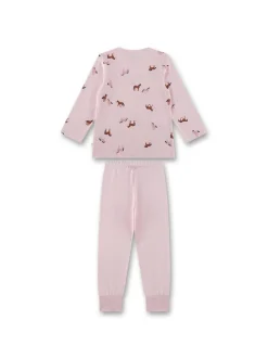 Sanetta Mädchen Pyjama in rosa
