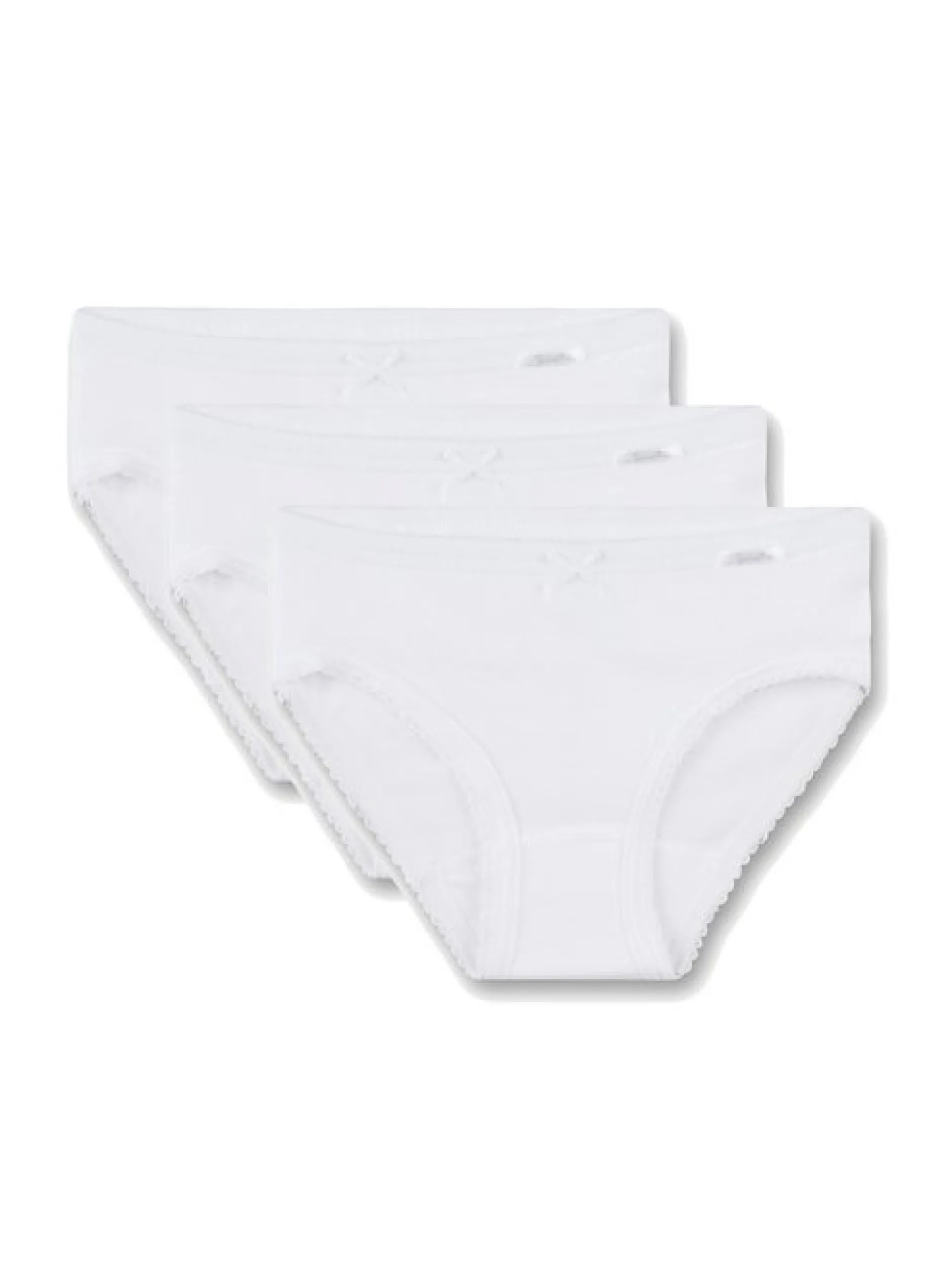 Sanetta Mädchen Slip 3er Pack in weiß