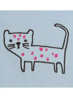 Sanetta Mädchen T-Shirt 1er Pack in blau