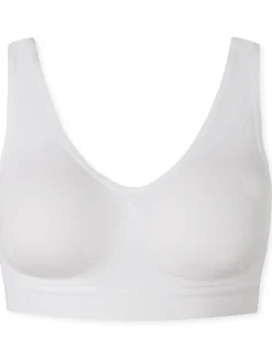 Schiesser Damen Bustier - Casual Seamless in weiß