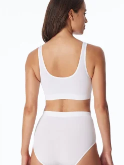 Schiesser Damen Bustier - Casual Seamless in weiß