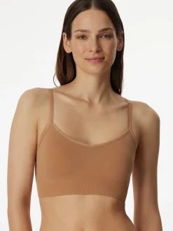 Schiesser Damen Bustier - Casual Seamless in beige