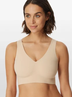 Schiesser Damen Bustier - Lasercut Invisible Soft in beige