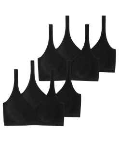 Schiesser Damen Bustier - 95/5 Organic Cotton Padded in schwarz