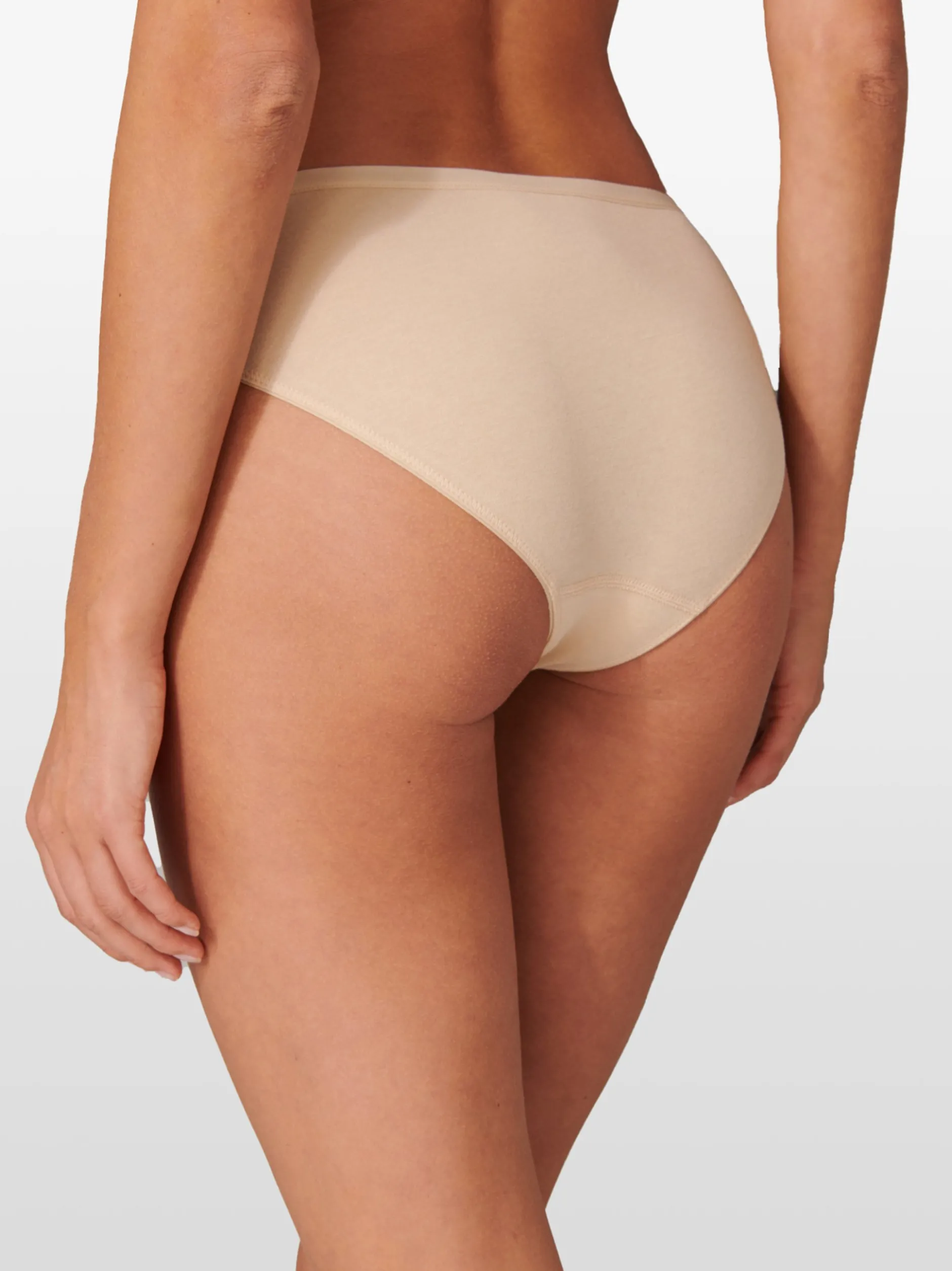 Schiesser Damen 2er-Pack Slips - 95/5 in beige