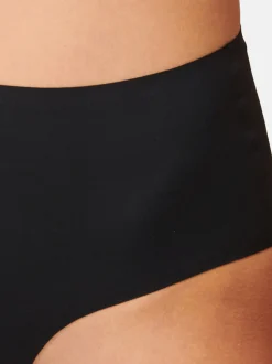 Schiesser Damen Maxi Slip - 3er Pack Invisible Soft in schwarz