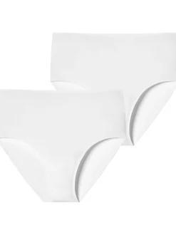 Schiesser Damen Maxislip - Invisible Soft in weiß