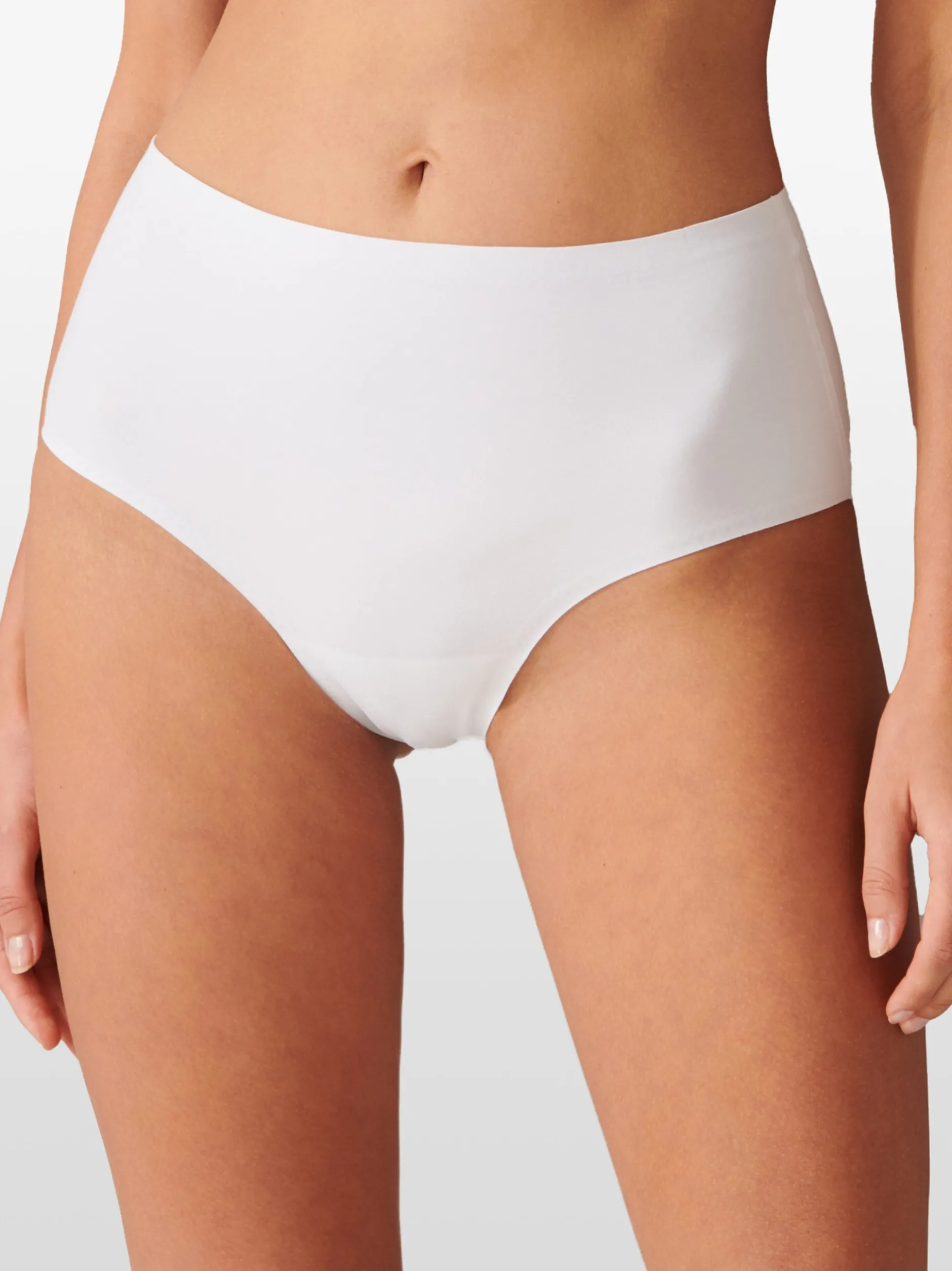 Schiesser Damen Maxislip - Invisible Soft in weiß