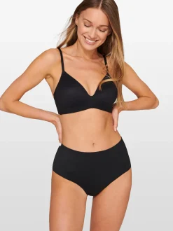 Schiesser Damen Maxislip - Invisible Soft in schwarz