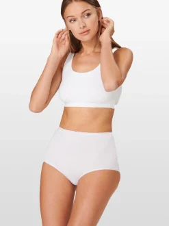 Schiesser Damen Maxislip - 95/5 Organic Cotton in weiß