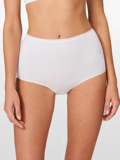 Schiesser Damen Maxislip - 95/5 Organic Cotton in weiß