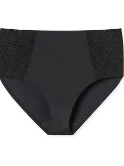 Schiesser Damen Midislip - Air Spitze in schwarz
