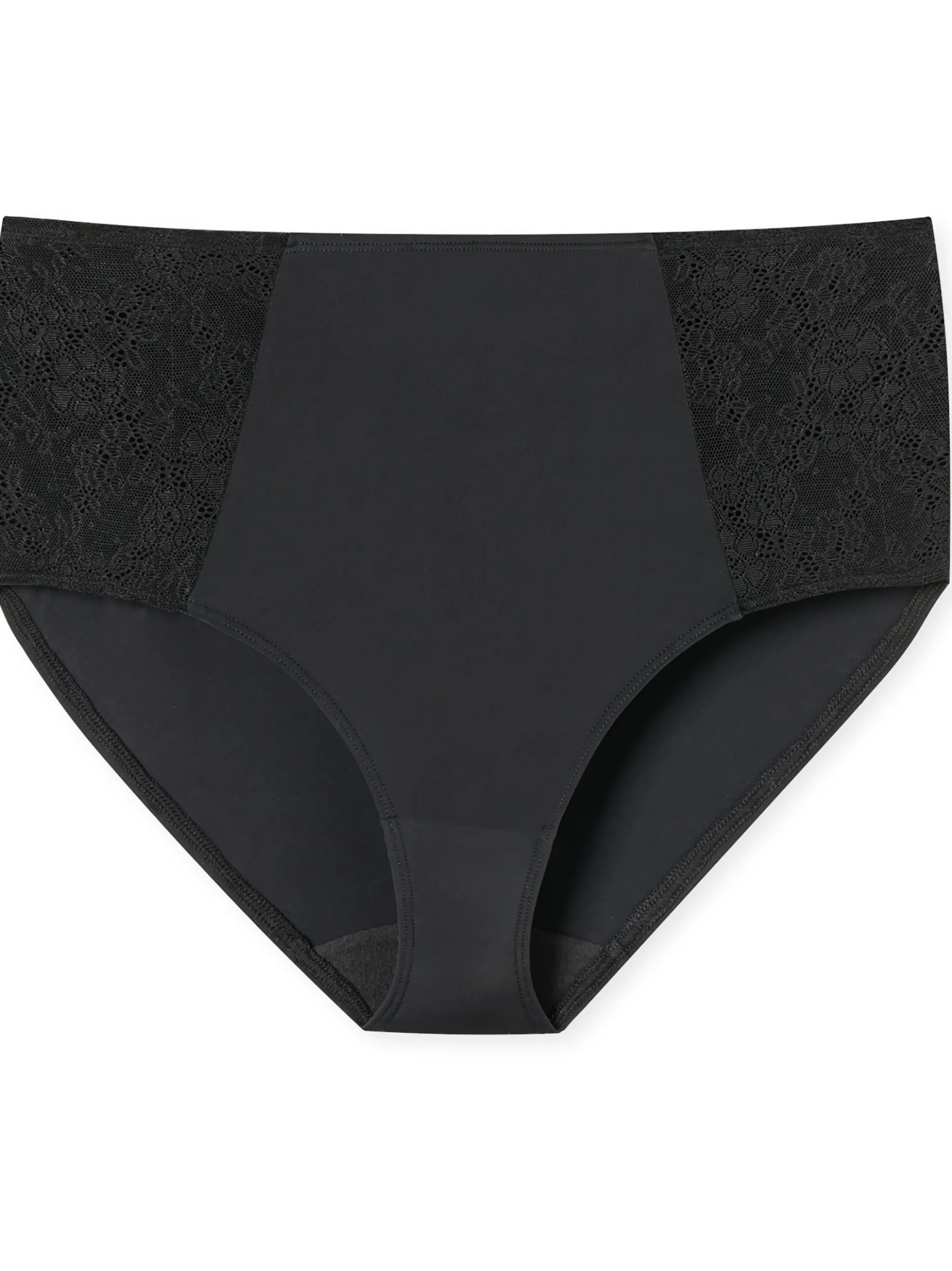 Schiesser Damen Midislip - Air Spitze in schwarz