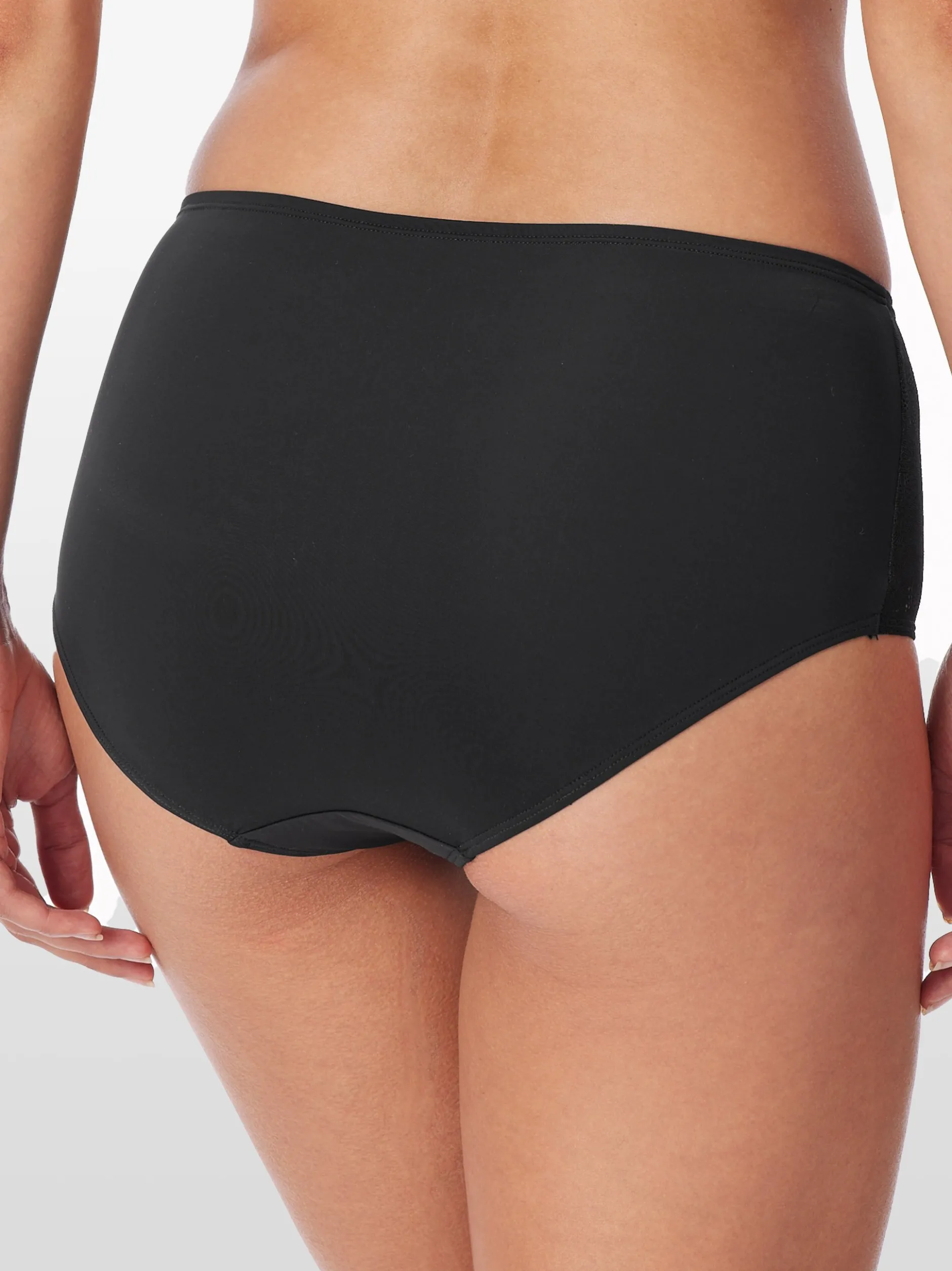Schiesser Damen Midislip - Air Spitze in schwarz