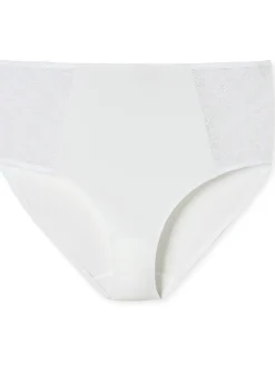 Schiesser Damen Midislip - Air Spitze in weiß