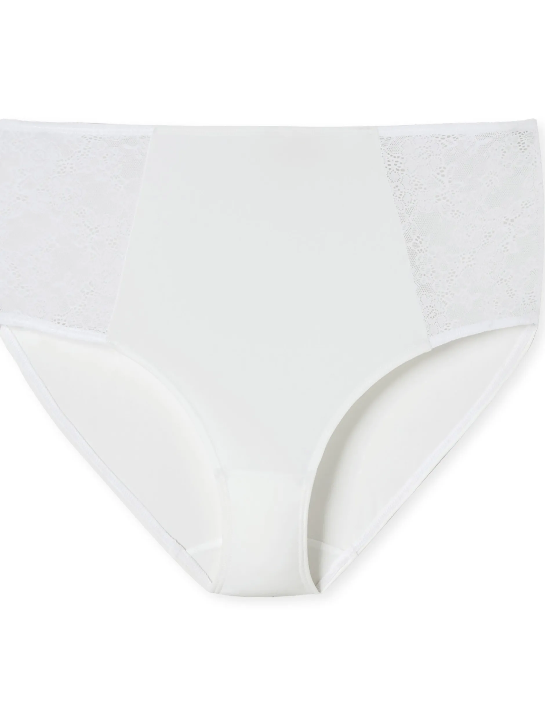 Schiesser Damen Midislip - Air Spitze in weiß