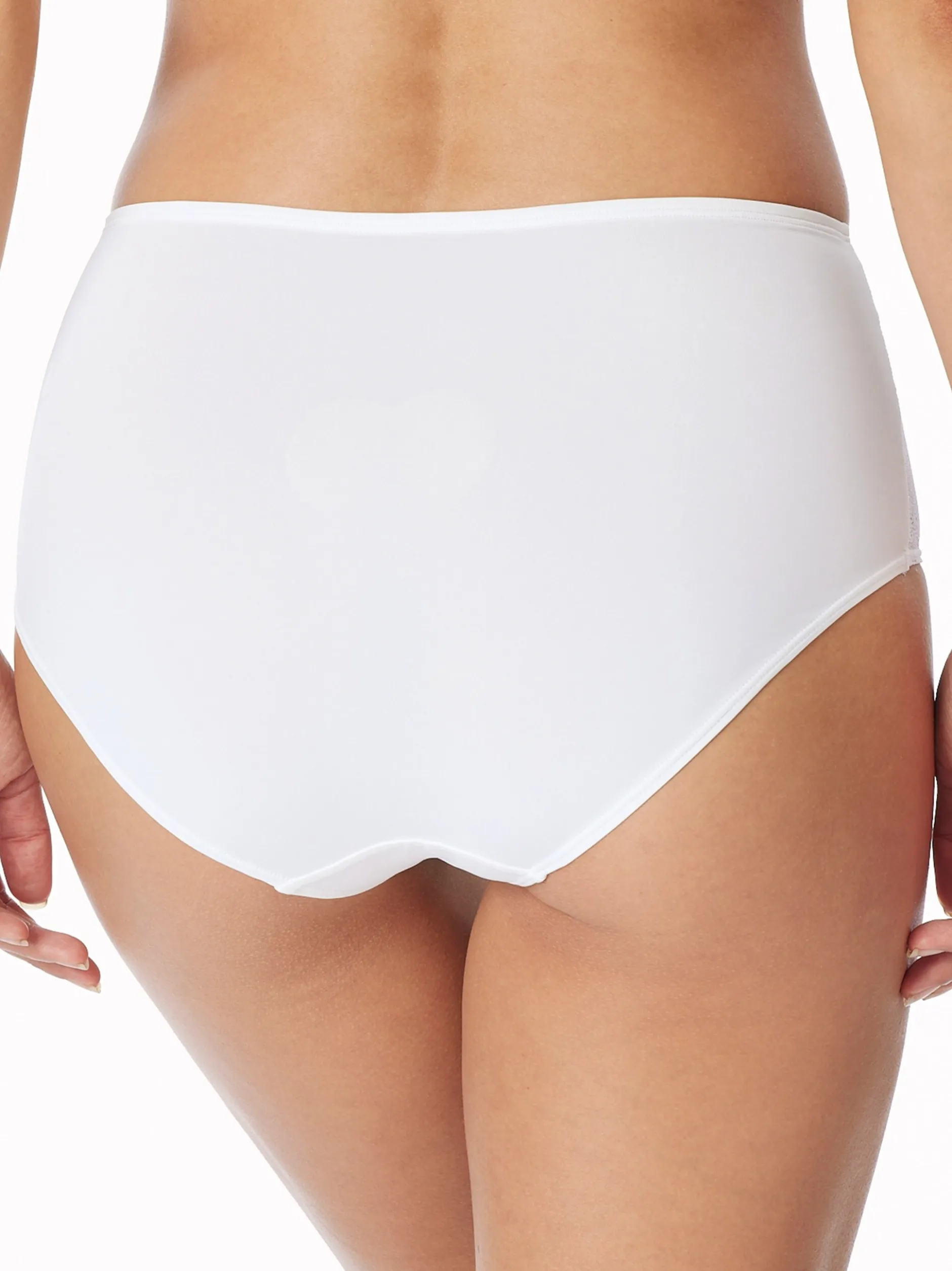 Schiesser Damen Midislip - Air Spitze in weiß