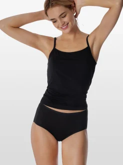 Schiesser Damen Midislip - 2er-Pack Modal Essentials in schwarz