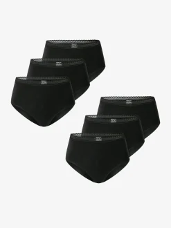 Schiesser Damen Midislip - Modern Multipacks in schwarz