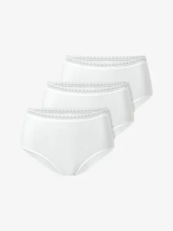 Schiesser Damen Midislip - Modern Multipacks in weiß